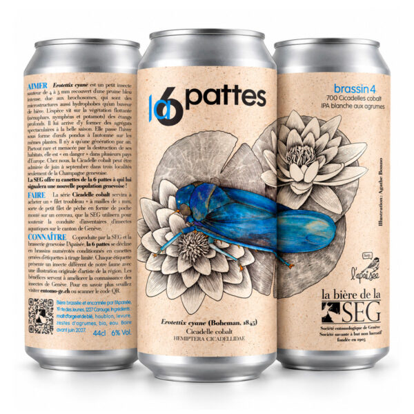Canette La 6 pattes – Erotettix cyane 44 cl