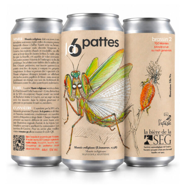 Canette La 6 pattes – Mantis religiosa 44 cl