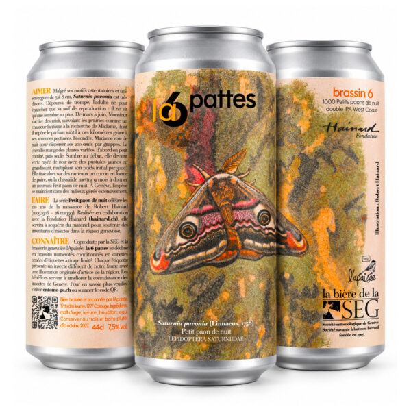 Canette La 6 pattes – Saturnia pavonia 44 cl